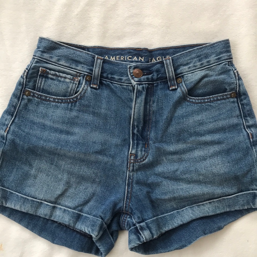 American Eagle denim jean shorts 0 AEO